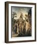 The Baptism of Christ-Andrea del Verrocchio-Framed Art Print