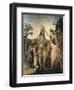 The Baptism of Christ-Andrea del Verrocchio-Framed Art Print