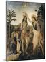 The Baptism of Christ-Andrea del Verrocchio-Mounted Art Print