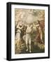 The Baptism of Christ-Juan Fernandez Navarrete-Framed Art Print