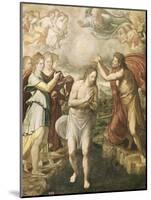 The Baptism of Christ-Juan Fernandez Navarrete-Mounted Art Print