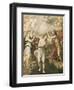 The Baptism of Christ-Juan Fernandez Navarrete-Framed Art Print