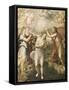 The Baptism of Christ-Juan Fernandez Navarrete-Framed Stretched Canvas