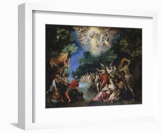 The Baptism of Christ-Johann Rottenhammer-Framed Giclee Print