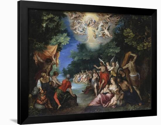 The Baptism of Christ-Johann Rottenhammer-Framed Giclee Print