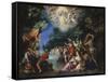 The Baptism of Christ-Johann Rottenhammer-Framed Stretched Canvas