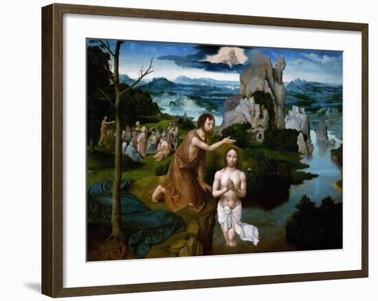 The Baptism of Christ-Joachim Patenir-Framed Giclee Print