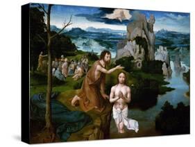 The Baptism of Christ-Joachim Patenir-Stretched Canvas