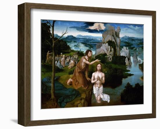 The Baptism of Christ-Joachim Patenir-Framed Giclee Print