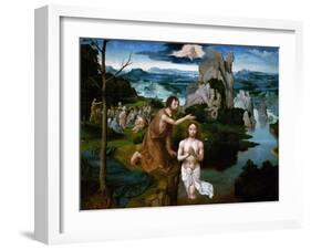 The Baptism of Christ-Joachim Patenir-Framed Giclee Print