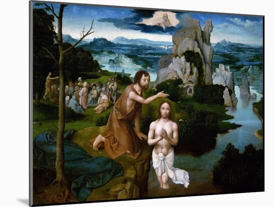 The Baptism of Christ-Joachim Patenir-Mounted Giclee Print