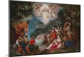 The Baptism of Christ-Jan Brueghel the Elder-Mounted Giclee Print