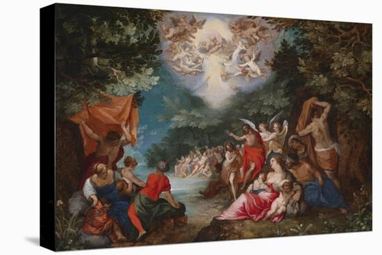 The Baptism of Christ-Jan Brueghel the Elder-Stretched Canvas