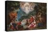 The Baptism of Christ-Jan Brueghel the Elder-Stretched Canvas