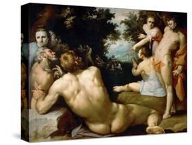 The Baptism of Christ-Cornelis Van Haarlem-Stretched Canvas