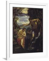 The Baptism of Christ-Domenico Tintoretto-Framed Giclee Print