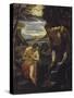 The Baptism of Christ-Domenico Tintoretto-Stretched Canvas
