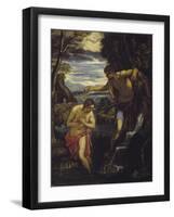 The Baptism of Christ-Domenico Tintoretto-Framed Giclee Print