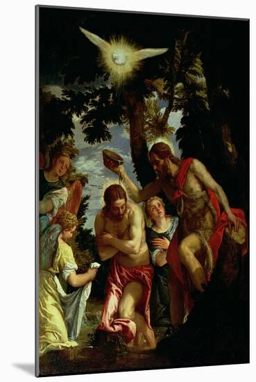 The Baptism of Christ-Paolo Veronese-Mounted Giclee Print