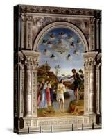 The Baptism of Christ-Giovanni Battista Cima Da Conegliano-Stretched Canvas