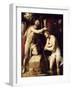 The Baptism of Christ-Cornelis Cornelisz. van Haarlem-Framed Giclee Print