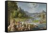 The Baptism of Christ-Lambert Sustris-Framed Stretched Canvas