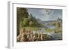 The Baptism of Christ-Lambert Sustris-Framed Giclee Print