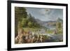 The Baptism of Christ-Lambert Sustris-Framed Giclee Print