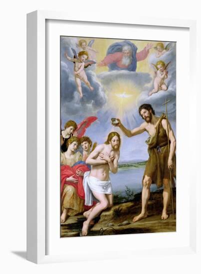The Baptism of Christ-Ottavio Vannini-Framed Giclee Print