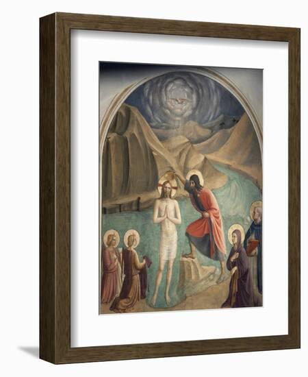 The Baptism of Christ-Giovanni Da Fiesole-Framed Giclee Print