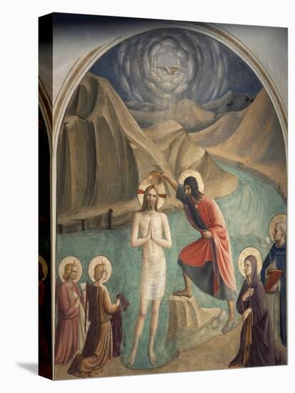 The Baptism of Christ-Giovanni Da Fiesole-Stretched Canvas