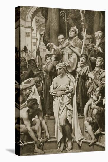 The Baptism of Clovis, Rheims, 496 A.D.-Joseph Paul Blanc-Stretched Canvas