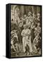 The Baptism of Clovis, Rheims, 496 A.D.-Joseph Paul Blanc-Framed Stretched Canvas