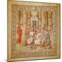 The Baptism of Constantine (Wool & Silk Tapestry)-Peter Paul (after) Rubens-Mounted Giclee Print