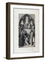 The Baptism of Ethelbert King of Kent, by St Augustine, Canterbury in 597-R Anderson-Framed Giclee Print