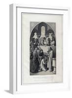 The Baptism of Ethelbert King of Kent, by St Augustine, Canterbury in 597-R Anderson-Framed Giclee Print