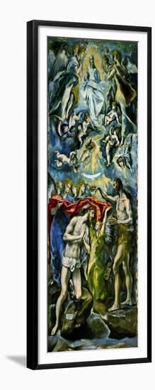 The Baptism of Jesus Christ, 1597/1600-El Greco-Framed Giclee Print