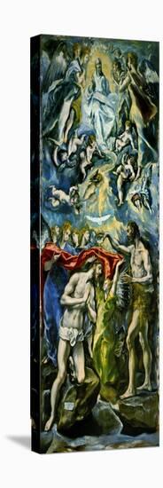 The Baptism of Jesus Christ, 1597/1600-El Greco-Stretched Canvas