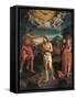 The Baptism of Jesus Christ-Calisto Piazza-Framed Stretched Canvas