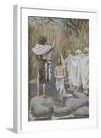 The Baptism of Jesus from 'The Life of Our Lord Jesus Christ'-James Jacques Joseph Tissot-Framed Giclee Print