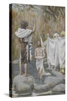 The Baptism of Jesus from 'The Life of Our Lord Jesus Christ'-James Jacques Joseph Tissot-Stretched Canvas