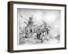 The Baptism of the Eunuch, 1641 (Etching)-Rembrandt van Rijn-Framed Giclee Print