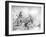 The Baptism of the Eunuch, 1641 (Etching)-Rembrandt van Rijn-Framed Giclee Print