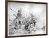 The Baptism of the Eunuch, 1641 (Etching)-Rembrandt van Rijn-Framed Giclee Print