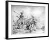 The Baptism of the Eunuch, 1641 (Etching)-Rembrandt van Rijn-Framed Giclee Print