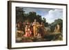The Baptism of the Eunuch, 17Th Century (Oil on Wood)-Pieter Lastman-Framed Giclee Print