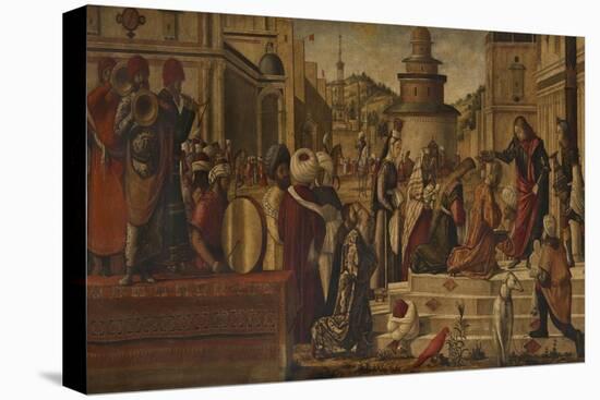 The Baptism of the Selenites-Vittore Carpaccio-Stretched Canvas