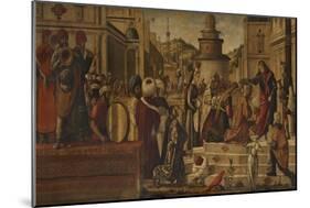 The Baptism of the Selenites-Vittore Carpaccio-Mounted Giclee Print