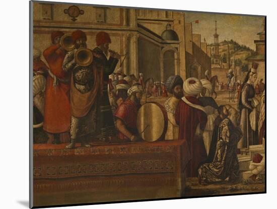 The Baptism of the Selenites-Vittore Carpaccio-Mounted Giclee Print