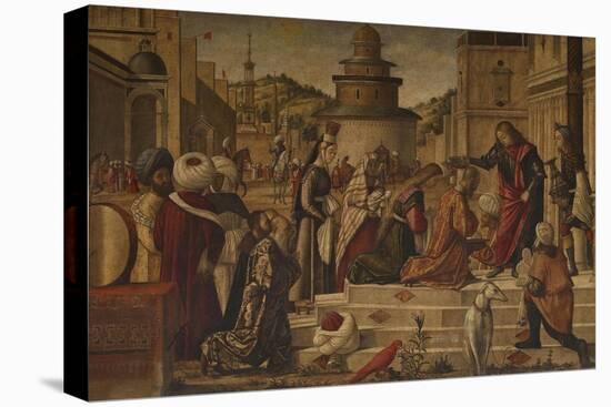 The Baptism of the Selenites-Vittore Carpaccio-Stretched Canvas